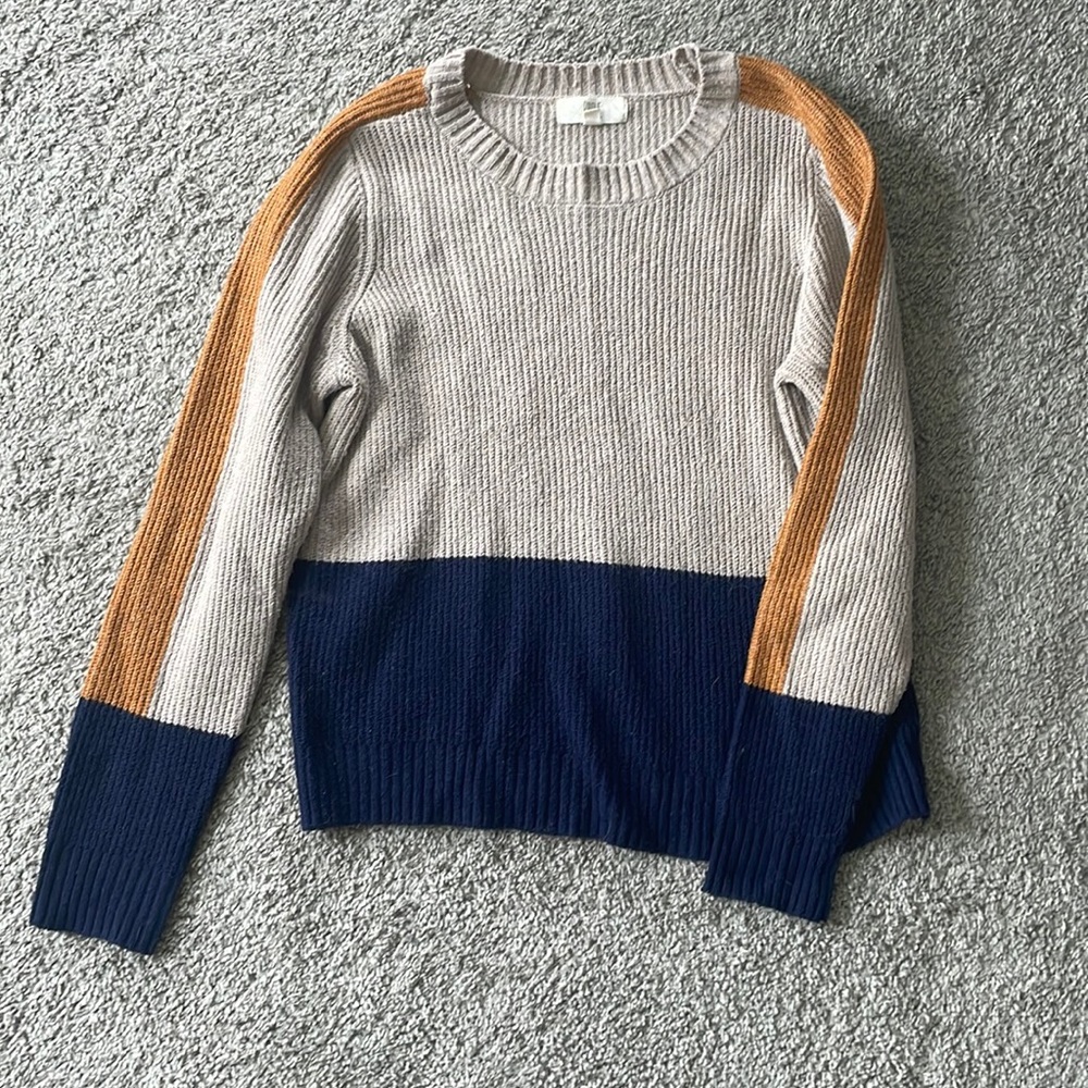Colorblock sweater